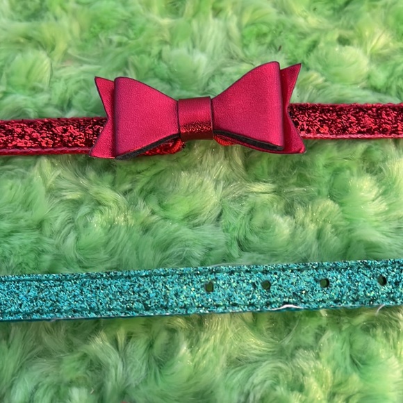Lot of three small dog Christmas collars - Picture 3 of 4